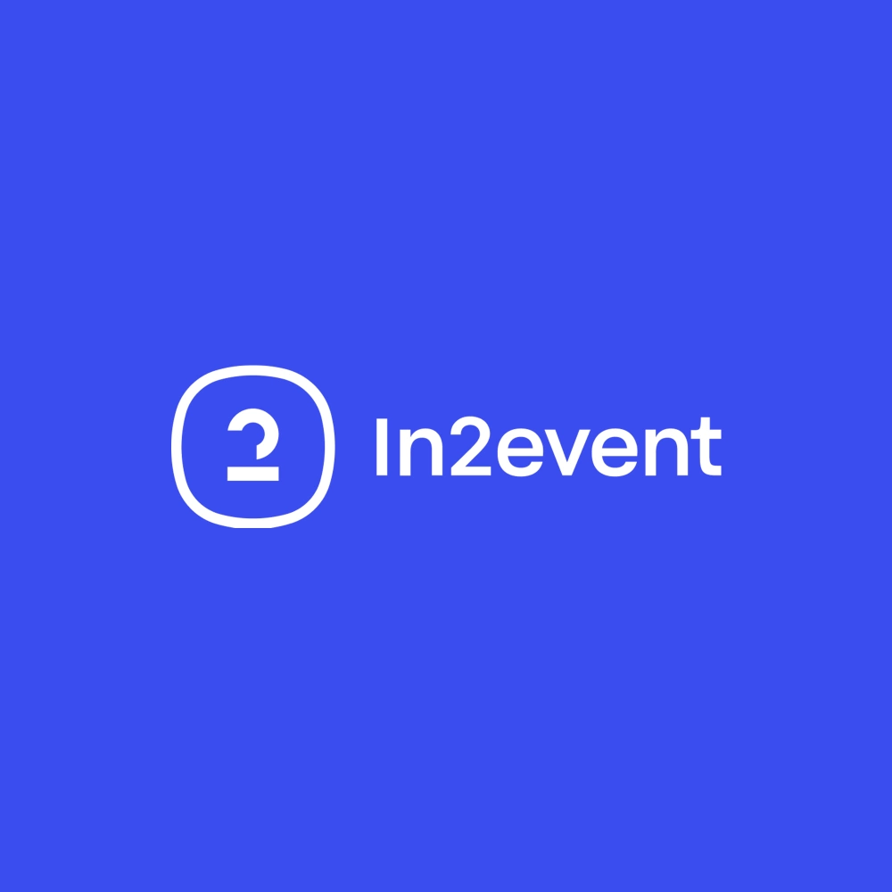 Logo van In2event om te illustreren dat je Tickoweb hieraan kan koppelen aan dit Event Management Platform.